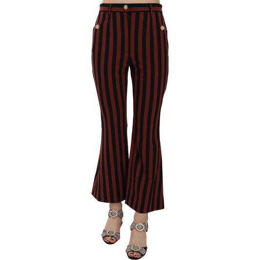 Dolce & Gabbana Elegant Cropped Flared Trousers PAN70042-44-FBB-254