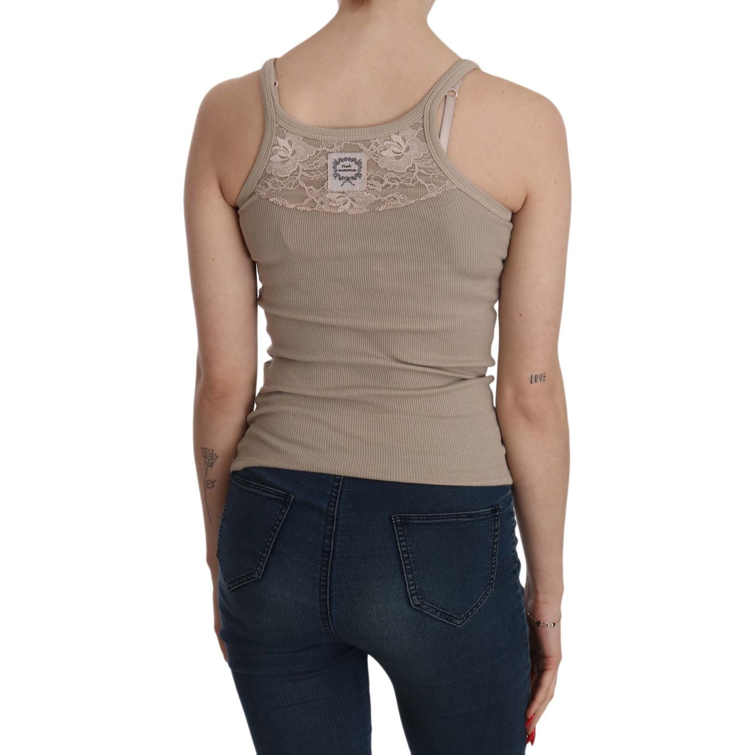 优雅细肩带棉质衬衫