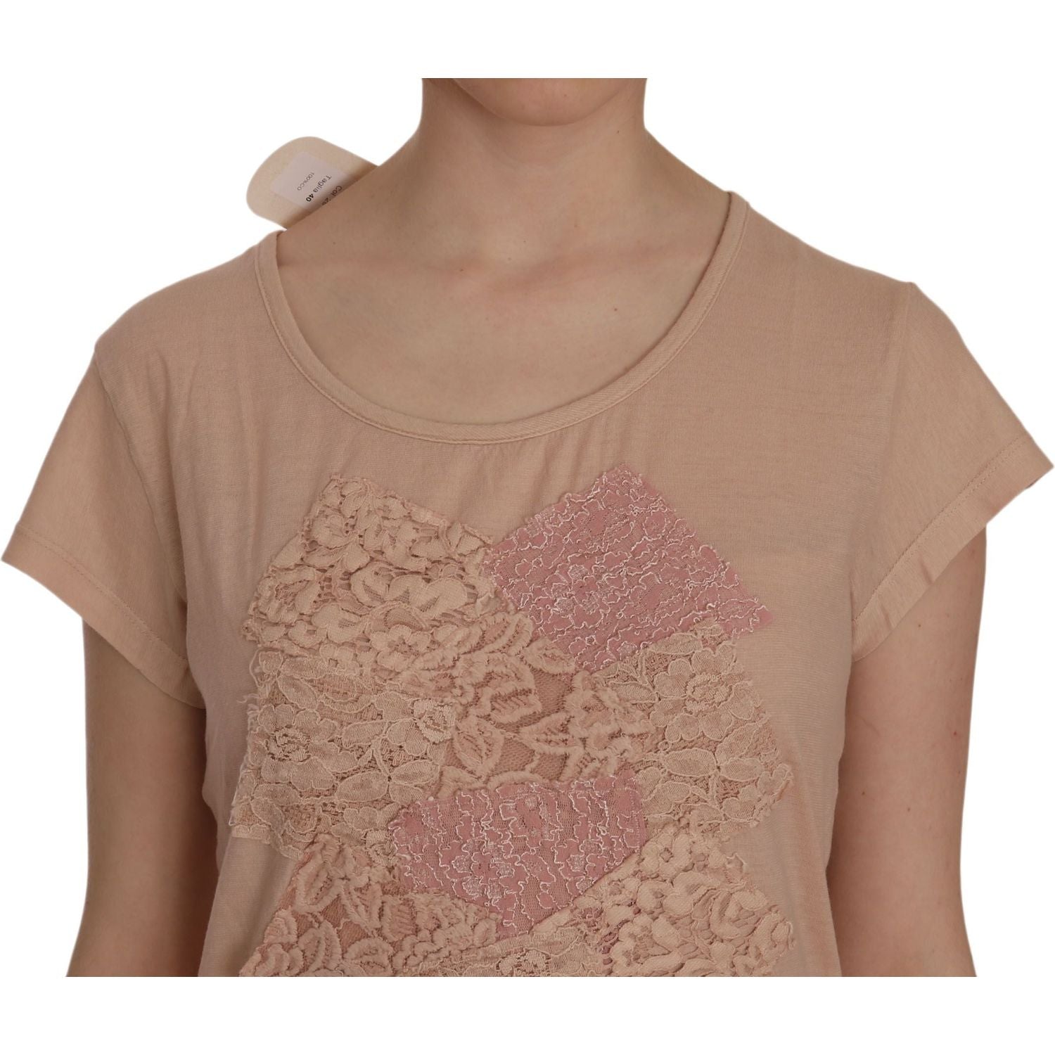 粉色蕾丝直筒迷你连衣裙 - 释放优雅气质