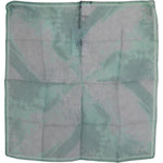 Costume National Elegant Silk Green Printed Scarf Costume National Light Slate Gray