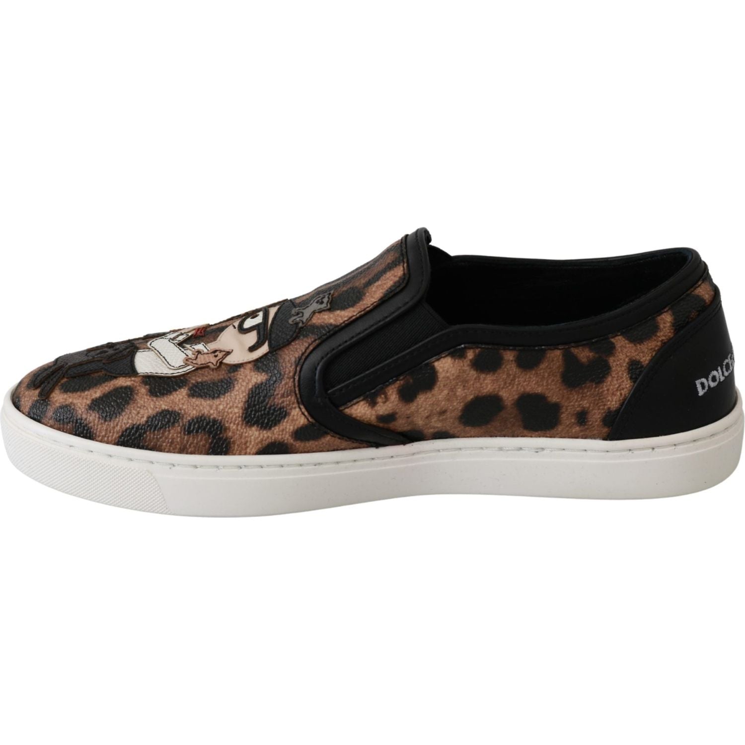 حذاء Dolce &amp; Gabbana Chic Leopard Print لراحة أنيقة