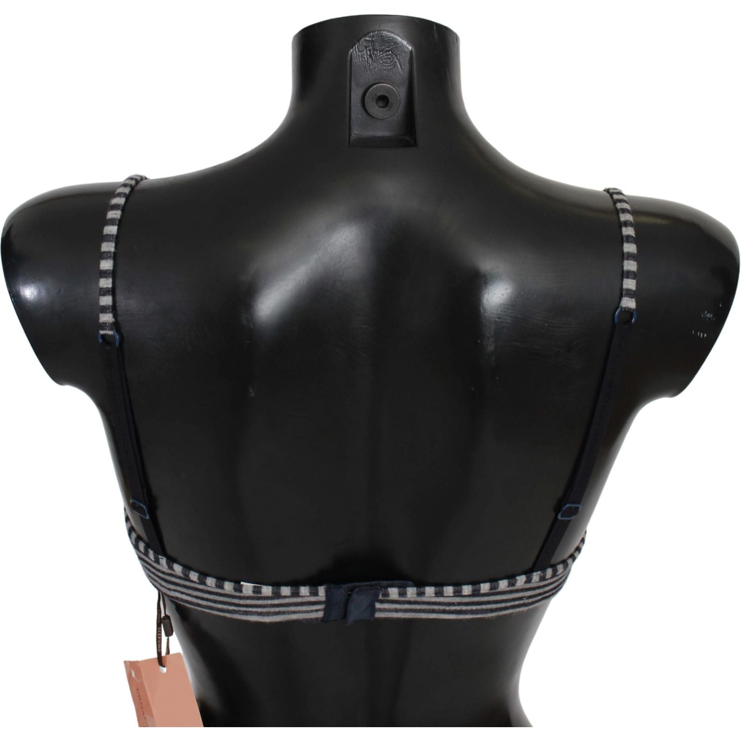 蓝色条纹蕾丝 Reggiseno 胸罩