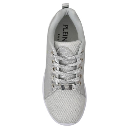 Philipp Plein Gisella Silver Polyester Sneakers Shoes WOMAN SNEAKERS
