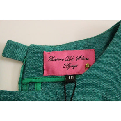 Lanre Da Silva Ajayi Green Above Knee Mini Dress