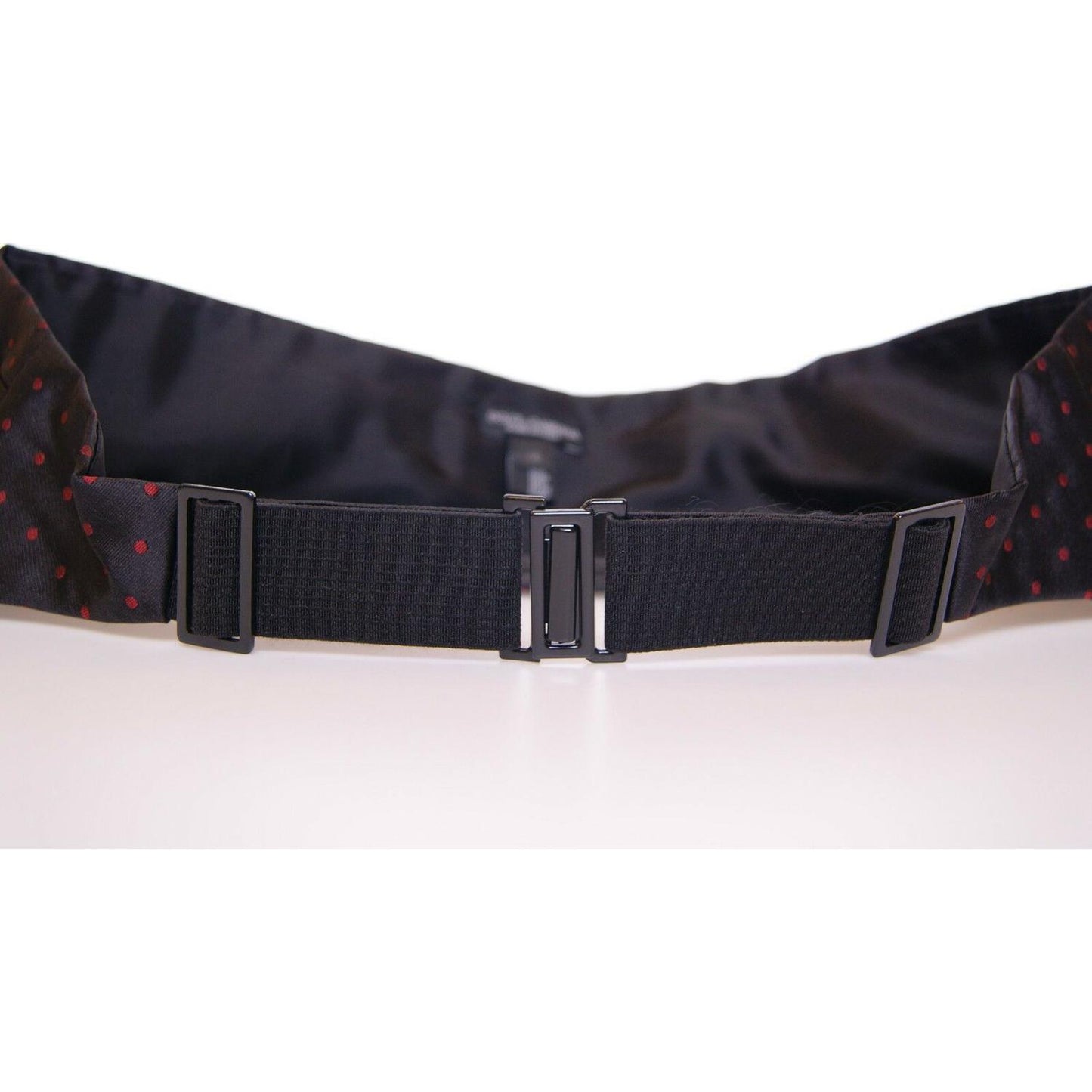 Dolce & Gabbana Black Waist Tuxedo Smoking Belt Cummerbund