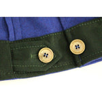 Andrea Incontri Elegant Blue Wool Jacket with Removable Collar Coats & Jackets Andrea Incontri Dark Slate Gray
