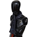 Missoni Chic Multicolor Wool Silk Striped Scarf Missoni Black