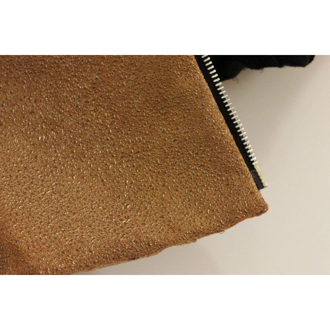 深棕色无袖皮革高级定制背心