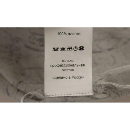 Vika Gazinskaya Blue Cotton Blouse Tunic