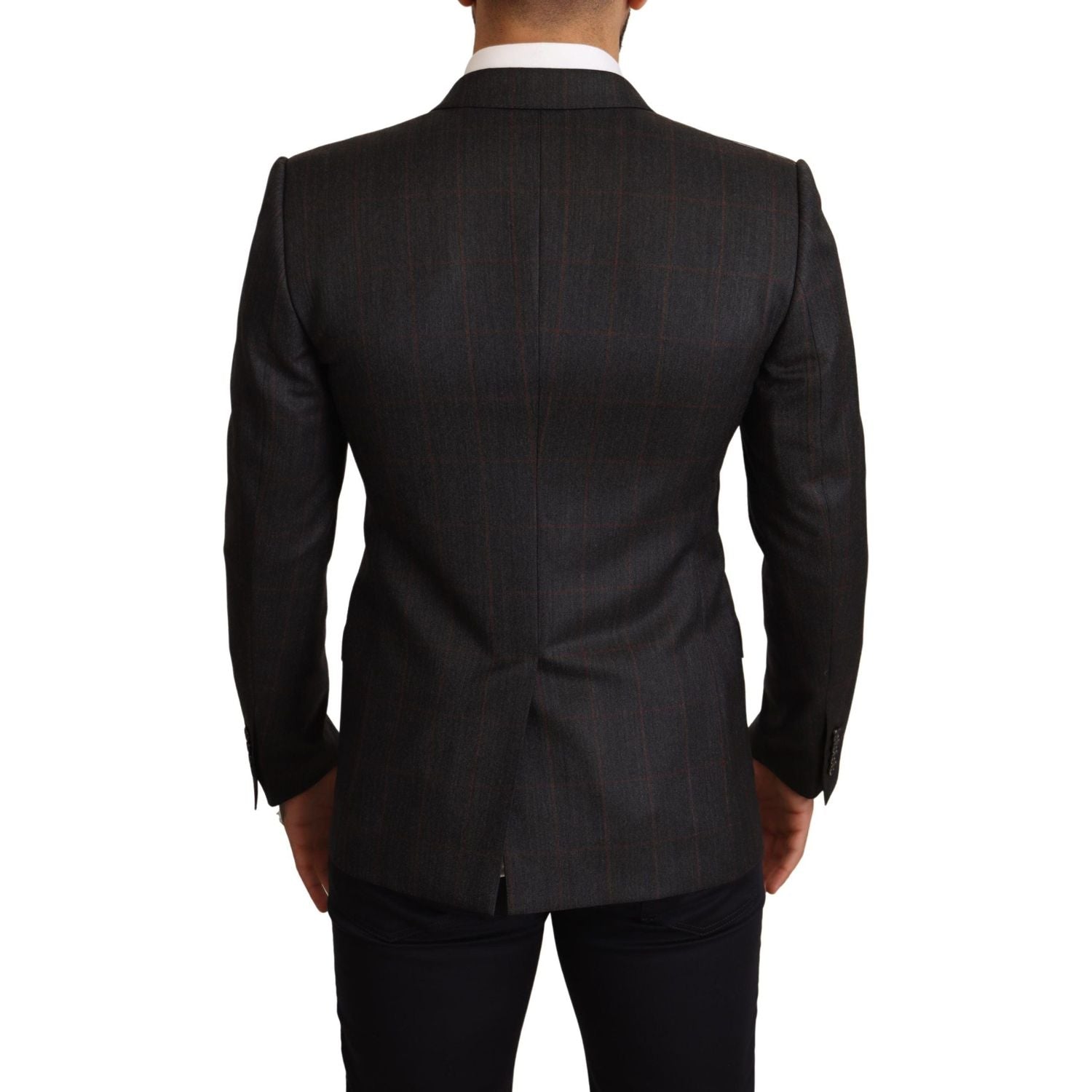 سترة مارتيني أنيقة من دولتشي آند غابانا باللون الرمادي