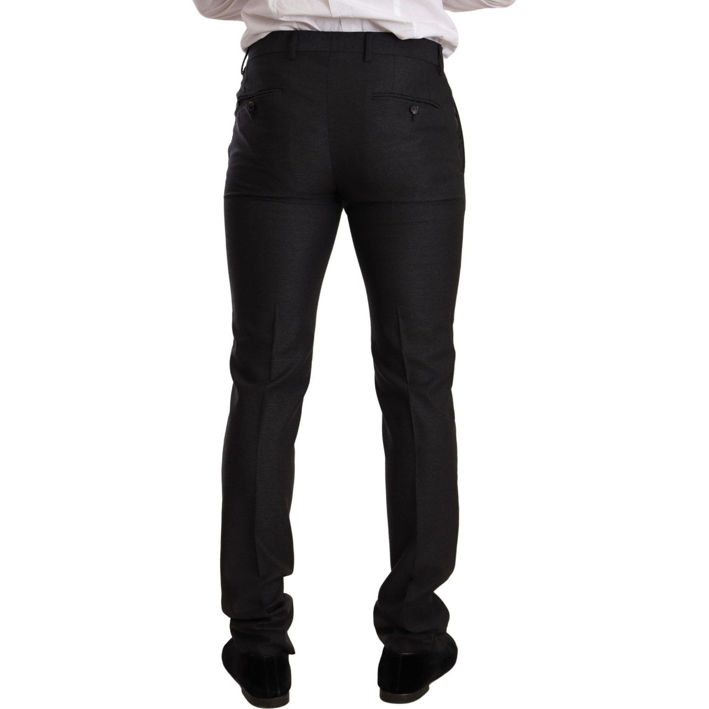 Dolce & Gabbana Gray Wool MARTINI Slim Fit Set Suit KOS1880-44