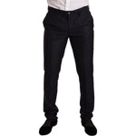 Dolce & Gabbana Blue Pattern MARTINI SLIM FIT 2 Piece Suit KOS1887-48