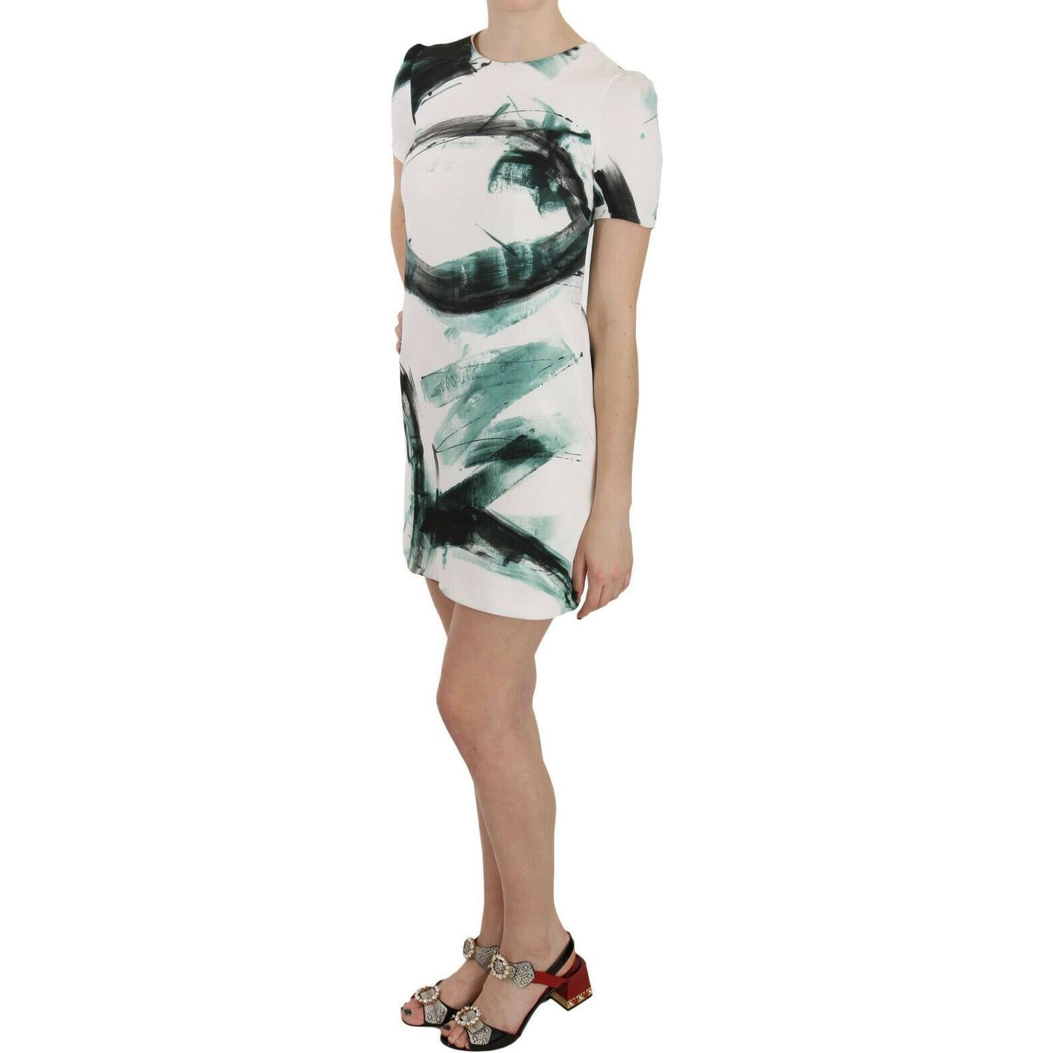 优雅黑色直筒迷你连衣裙