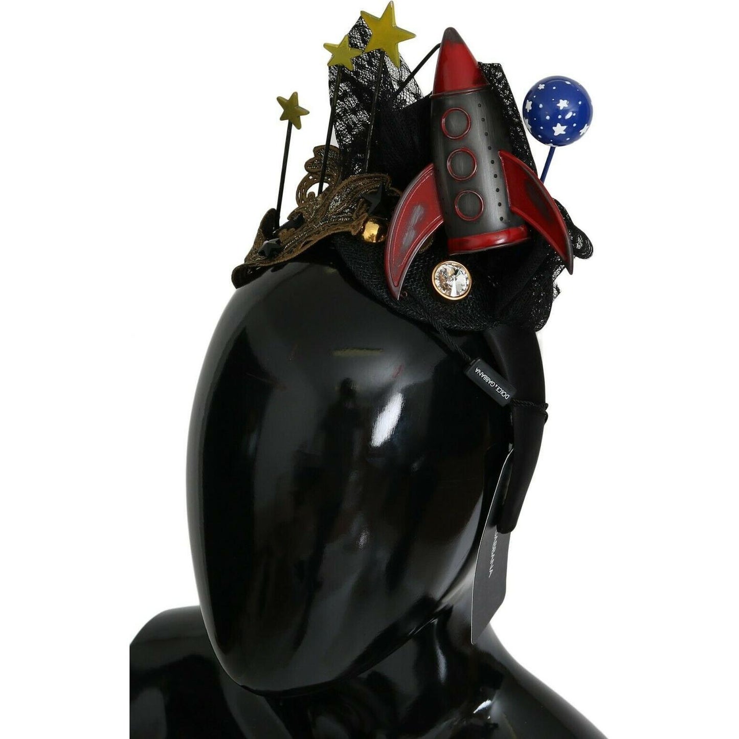 Dolce & Gabbana Rocket Crystal Stars Tiara Diadem Headband Diadem