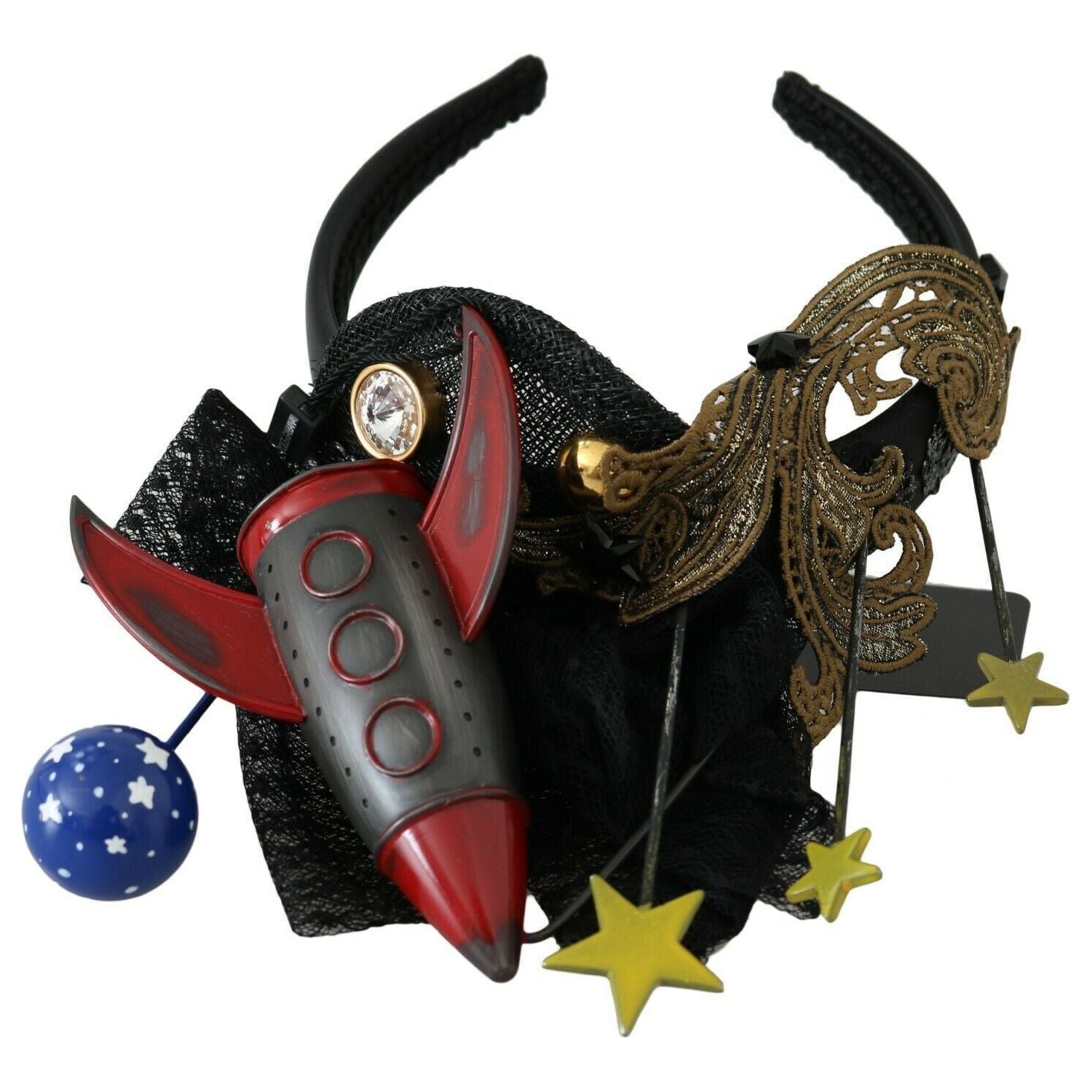 星夜宝石色调头带王冠