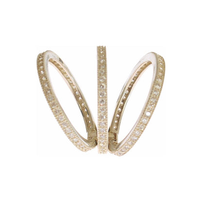 Nialaya Silver Womens Clear CZ 925 Sterling Ring Ring