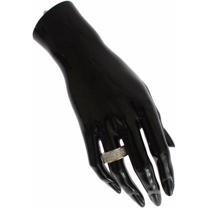 Nialaya Silver Womens CZ 925 Sterling Ring Ring