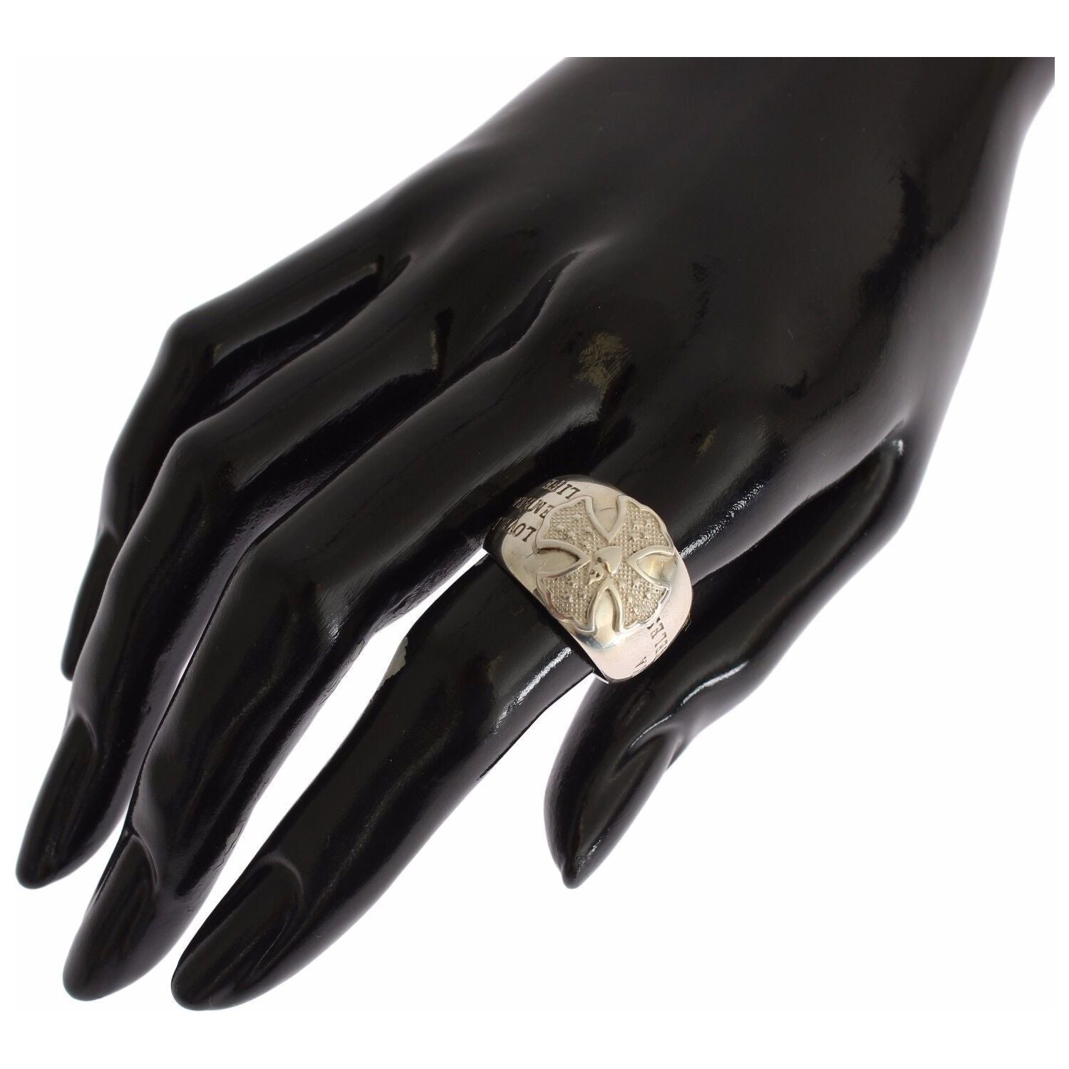 优雅纯银个性戒指