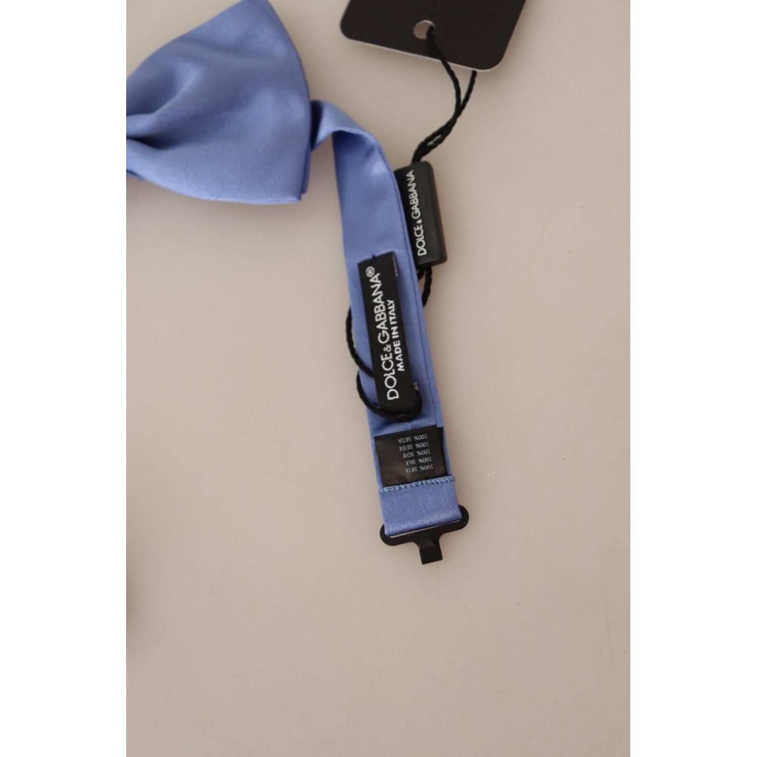 ربطة عنق أنيقة من الحرير باللون الأرجواني من دولتشي آند غابانا