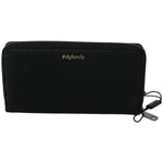 Dolce & Gabbana Black Red Leather #DGFAMILY Zipper Continental Wallet VAS8501