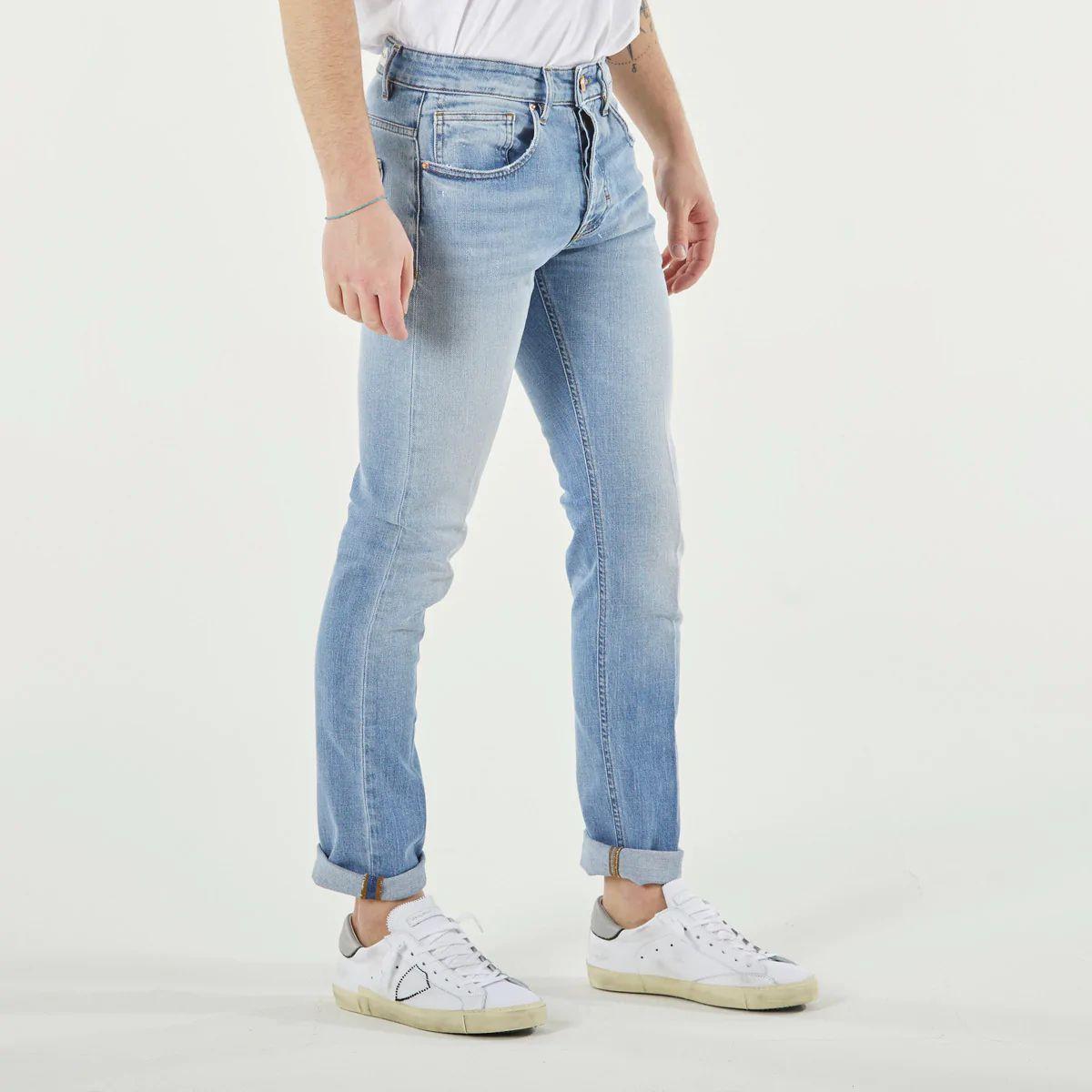 Don The Fuller Blue Cotton Men Jeans