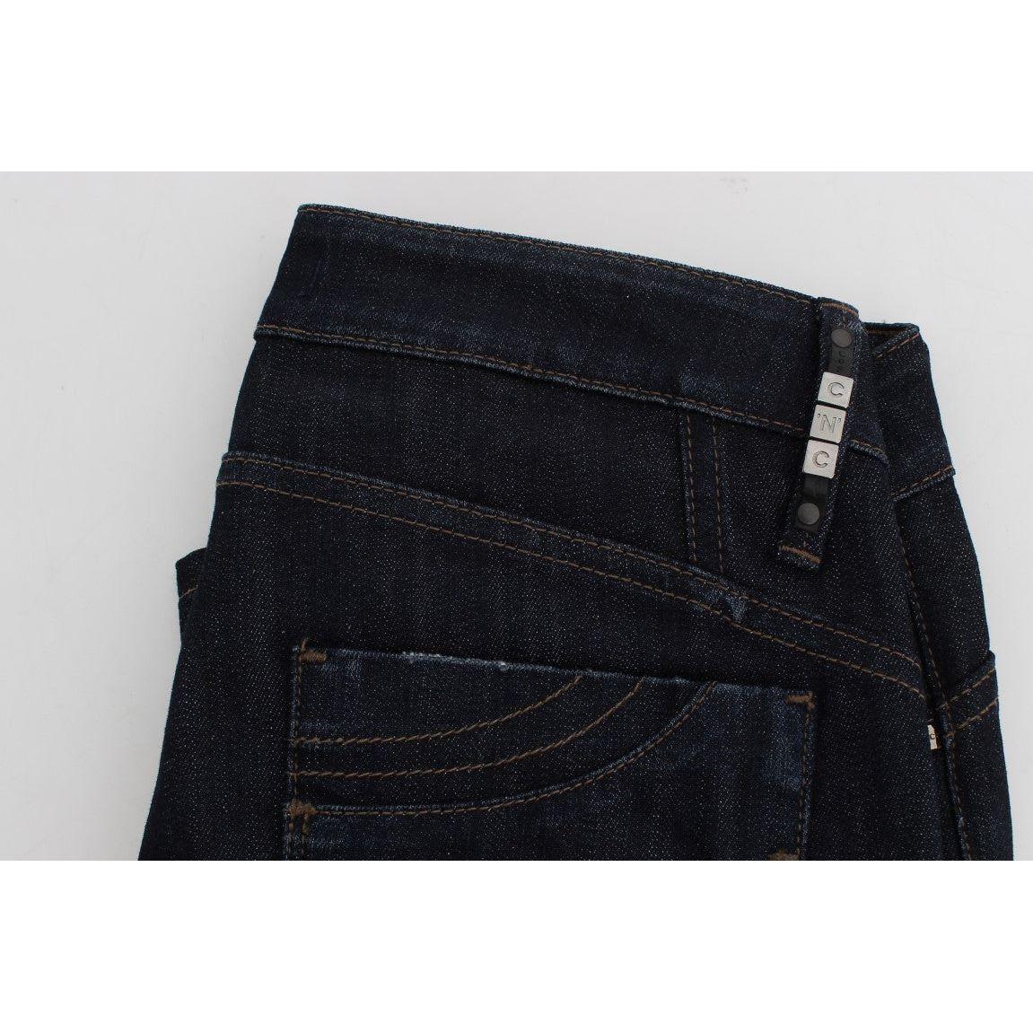 بنطلون جينز أزرق ضيق من كوستيوم ناشونال شيك