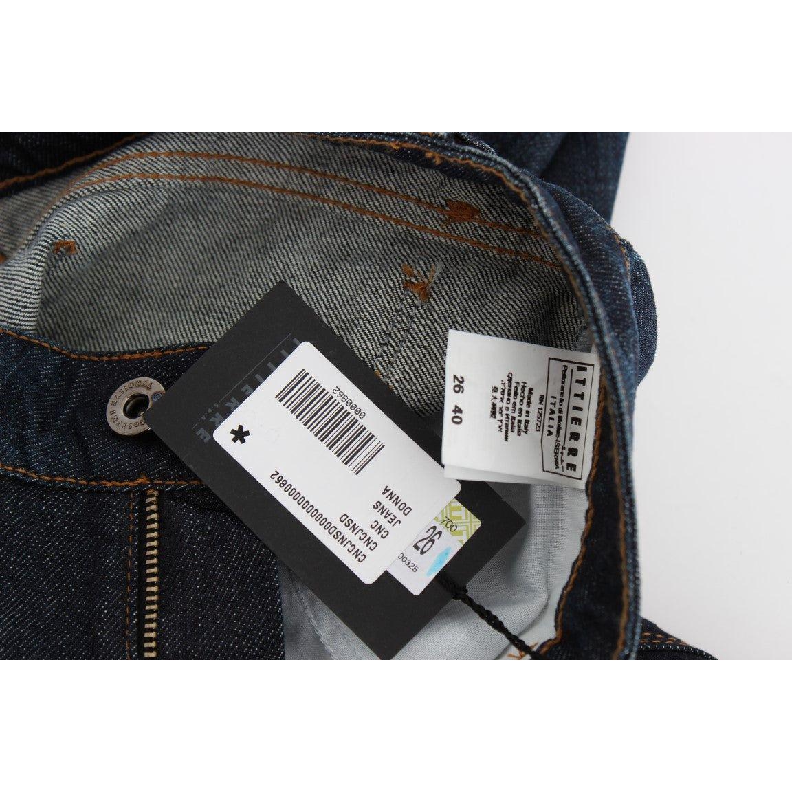 بنطلون جينز ضيق بتصميم أنيق من ماركة كوستيوم ناشيونال شيك