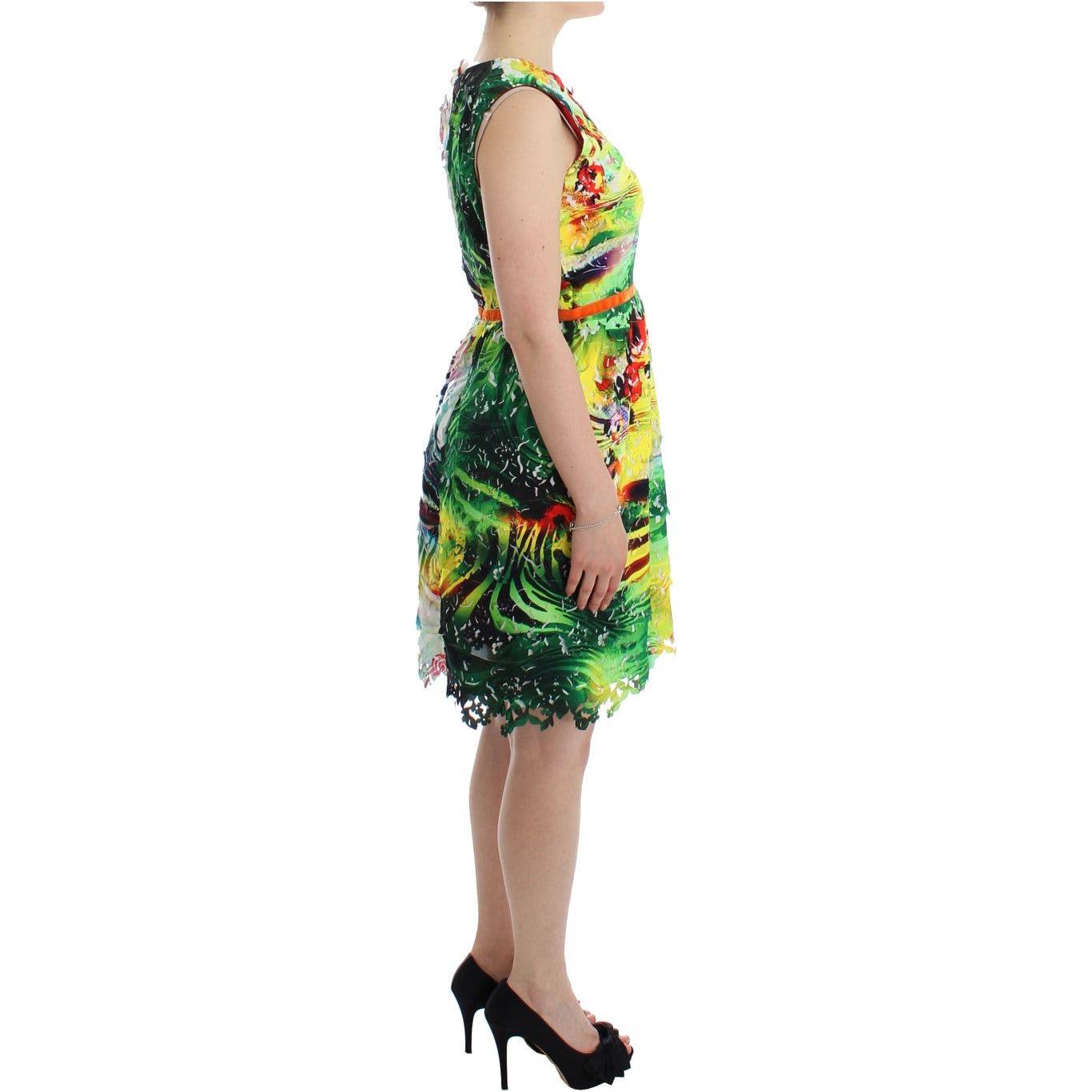 Lanre Da Silva Ajayi Multicolor Organza Sheath Dress