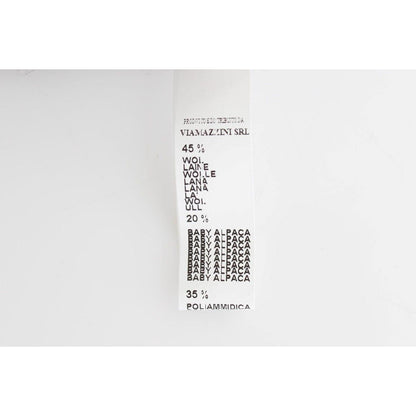 Ermanno Scervino Gray Knit Wool Cardigan Sweater