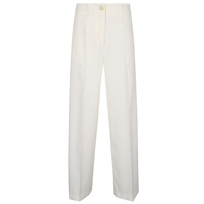 Erika Cavallini Semi-Couture Trousers White Trousers
