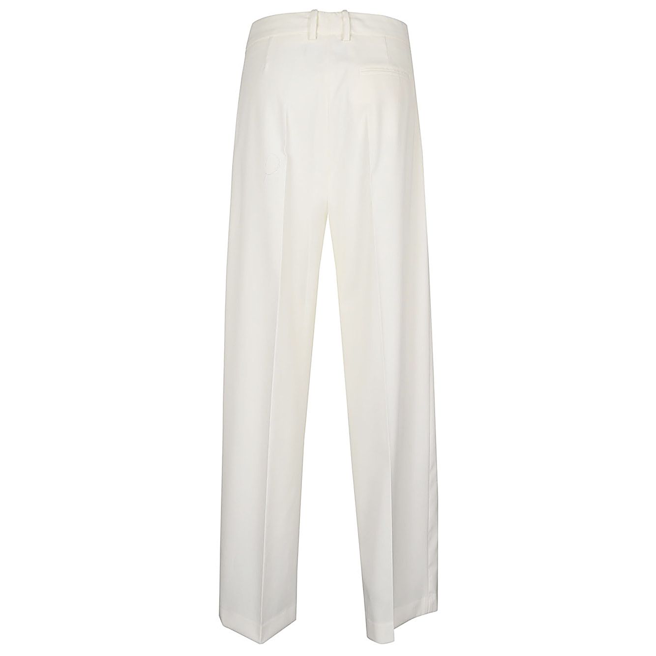 Erika Cavallini Semi-Couture Trousers White Trousers