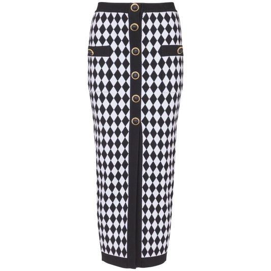 Balmain Skirts Black DF1LD070KG67EAB
