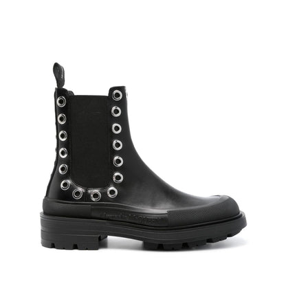 Alexander McQueen Chelsea Boots With Eyelets Boots
