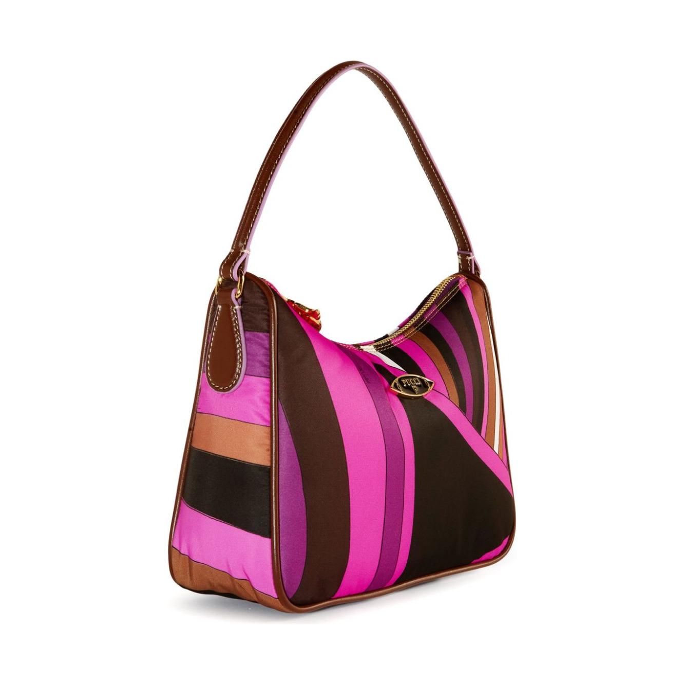 Front view with bag zipped and handles upright.