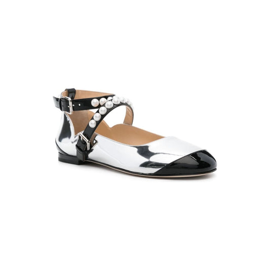 MACH & MACH Flat shoes Silver Flat Shoes Mach & Mach Dark Slate Gray