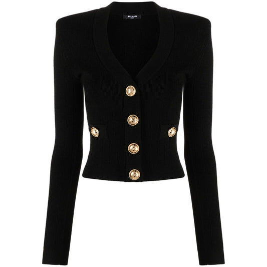 Balmain V-neck cardigan DF1KL007KB070PA-P25