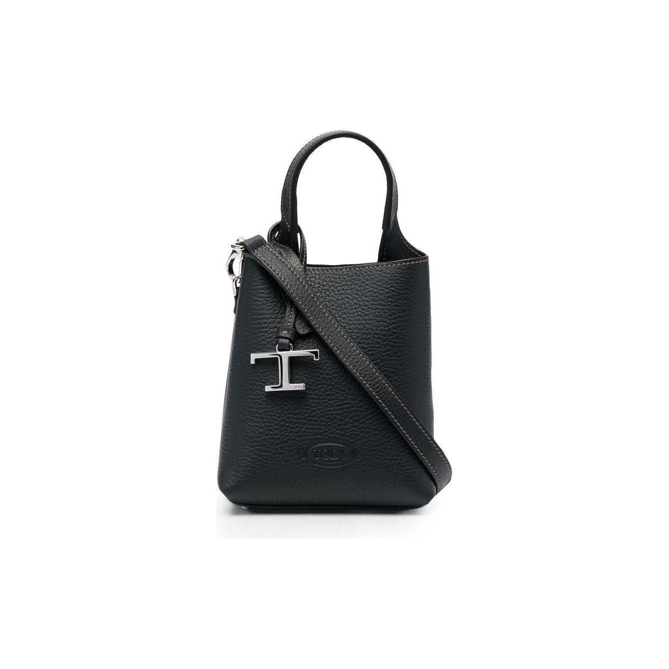 Front view with bag zipped and handles upright.