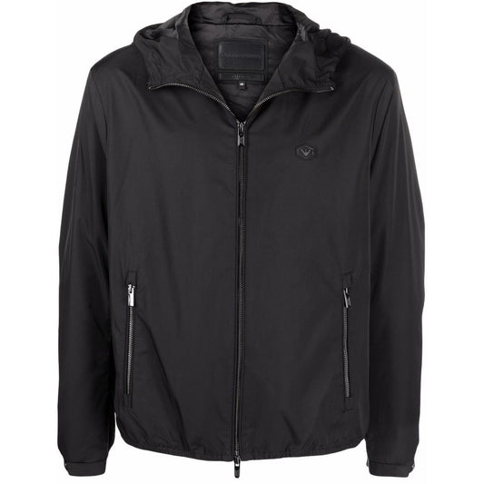 Emporio Armani water-repellent hooded jacket Jackets