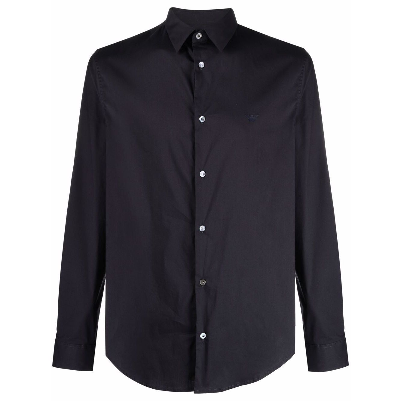 Emporio Armani logo-patch Longsleeved Shirt