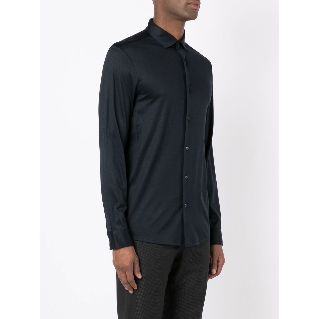 Emporio Armani long-sleeve poplin shirt