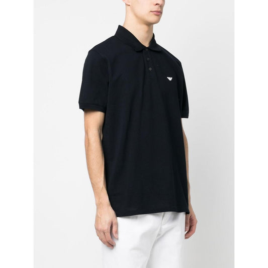 Emporio Armani logo-embroidered polo shirt 8N1FQ21JTKZ0920-P25