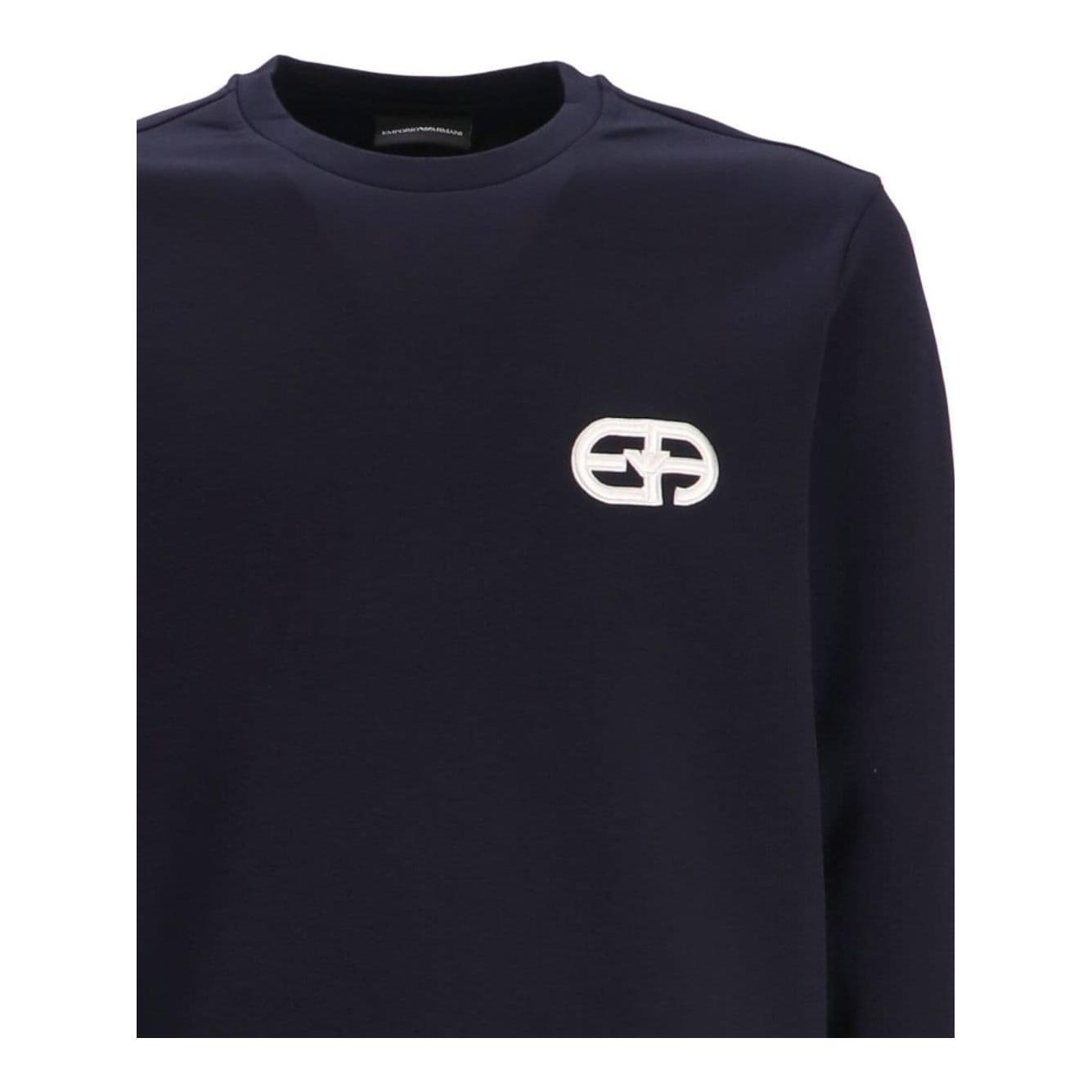 Emporio Armani Double-jersey sweatshirt with embossed embroidered EA logo 8N1ML71JHSZ0920-P25