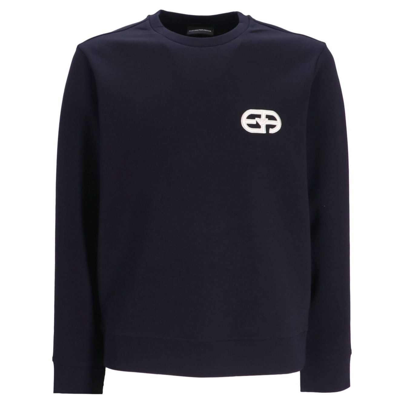 Emporio Armani Double-jersey sweatshirt with embossed embroidered EA logo 8N1ML71JHSZ0920-P25