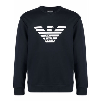Emporio Armani Modal blend sweatshirt with logo print Topwear