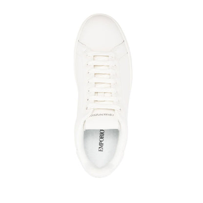 Emporio Armani logo print lace-up sneaker