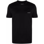 Emporio Armani ASV Lyocell blend jersey T-shirt with micro logo lettering 8N1TD81JUVZ0999-P25
