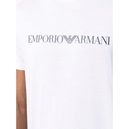 Emporio Armani logo-print cotton T-Shirt Topwear