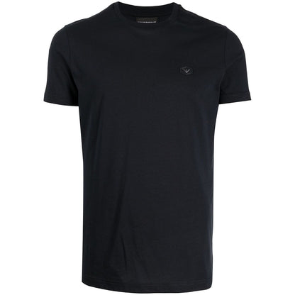 Emporio Armani logo patch short-sleeved T-shirt Topwear
