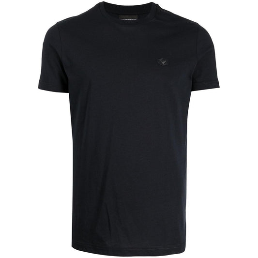 Emporio Armani logo patch short-sleeved T-shirt 8N1TQ61JRGZ0920-P25