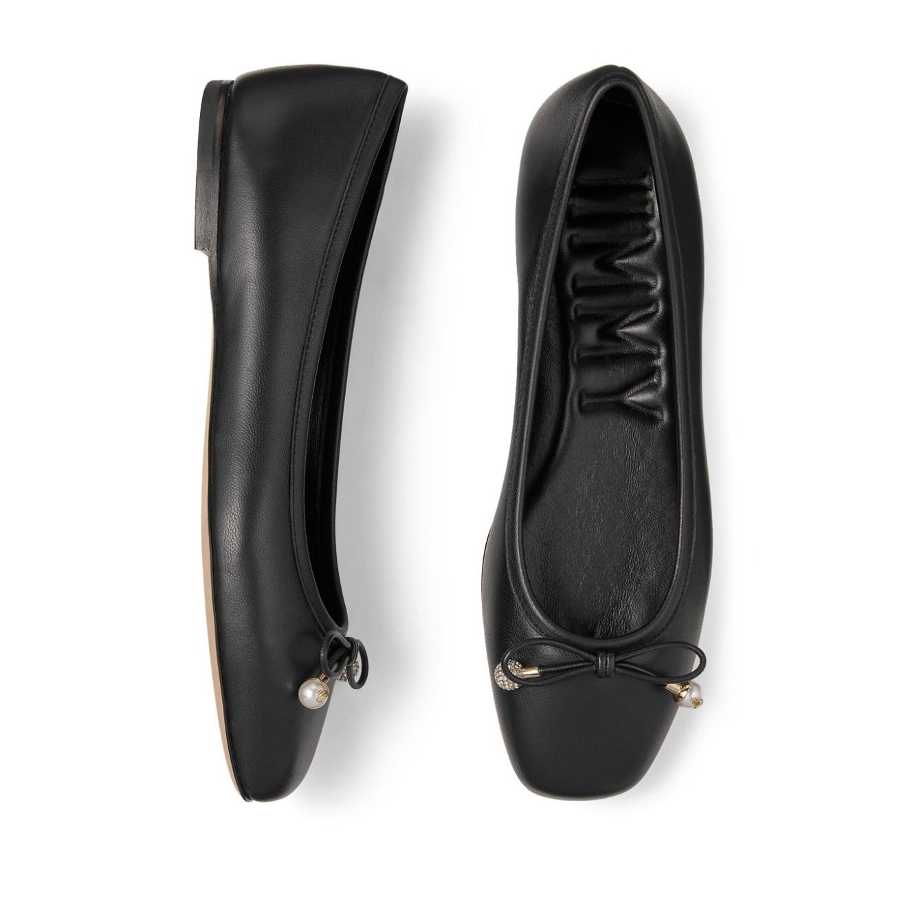 Jimmy Choo Elme Flat with Pearl embellishment Flat Shoes